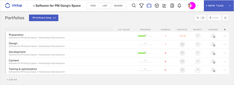 Clickup Gantt Chart