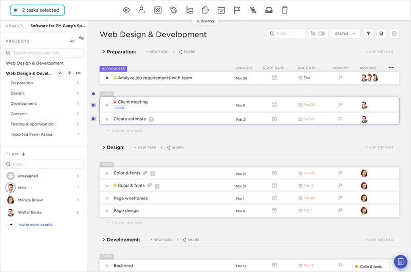 Clickup Gantt Chart