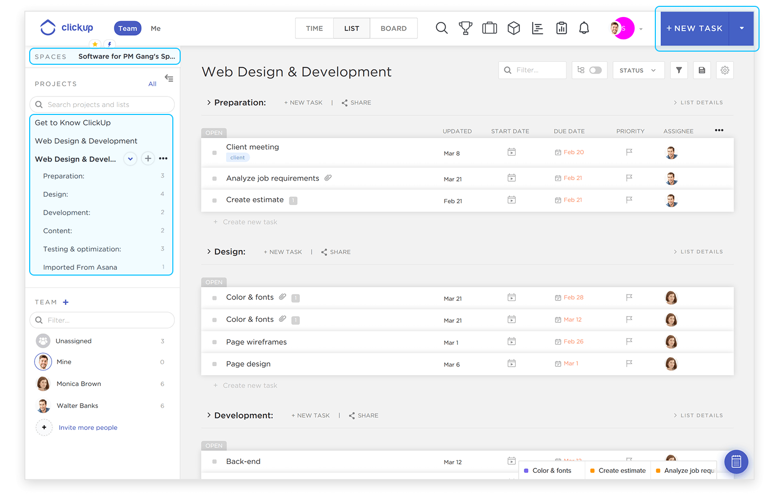 Clickup Gantt Chart