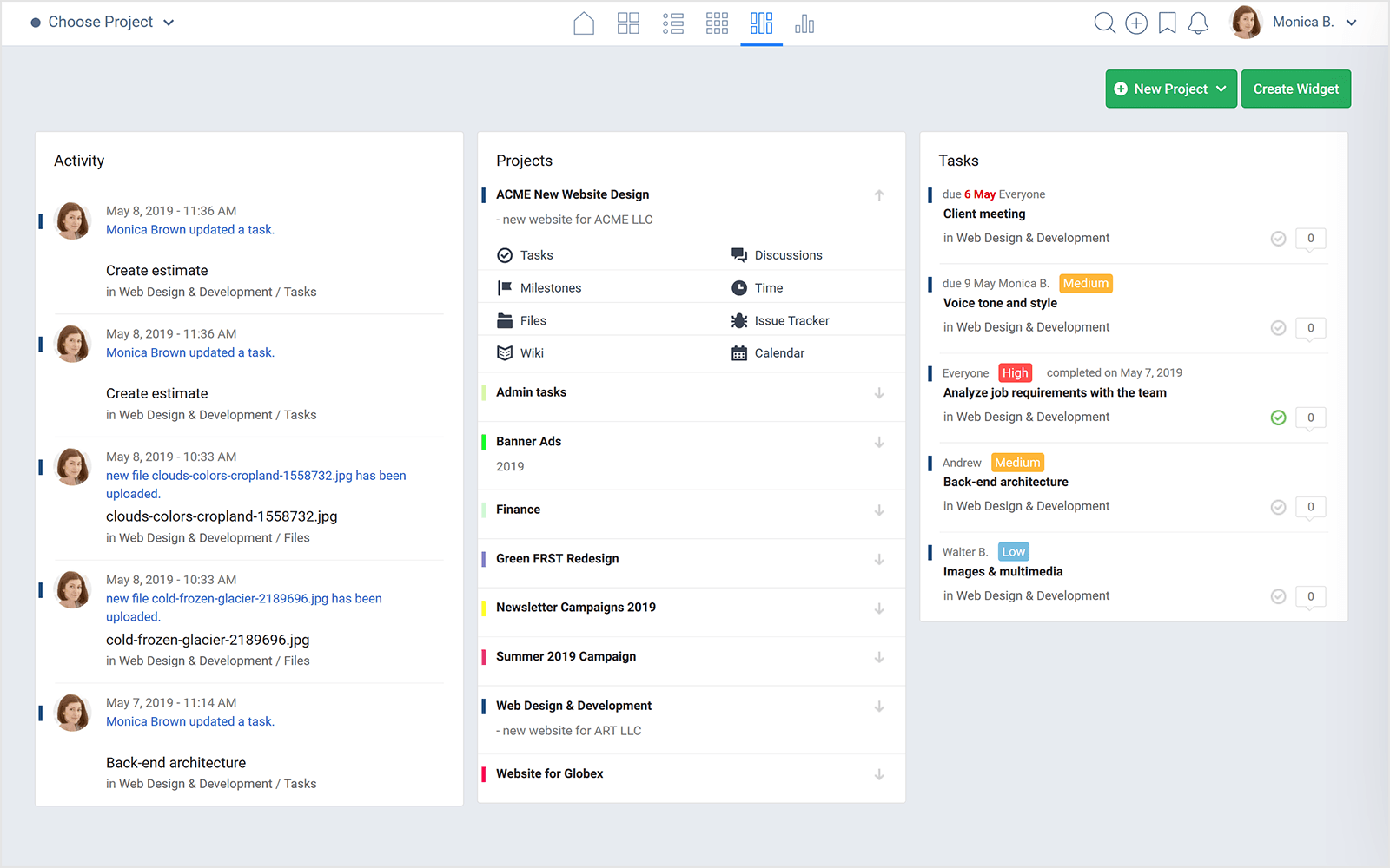 Freedcamp Gantt Chart